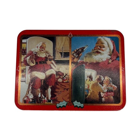 Coca Cola Other - 1995 UNOPENED Coca-Cola Santa Claus Christmas Playing Cards Limited Edition